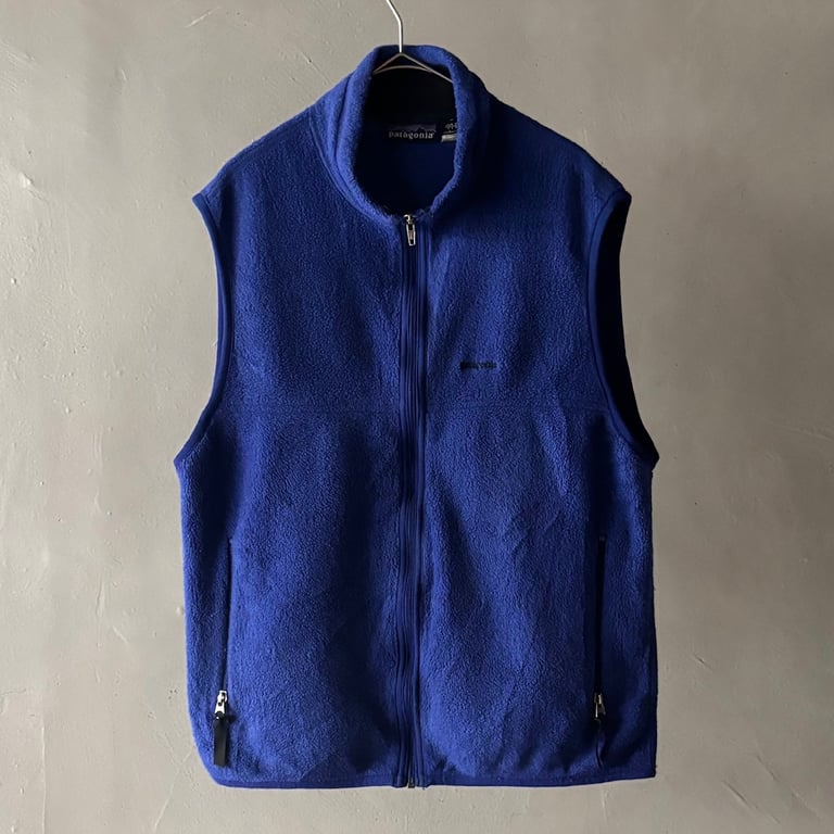1995 Patagonia lightweight synchilla vest “Blue ribbon overdye”｜パタゴニア