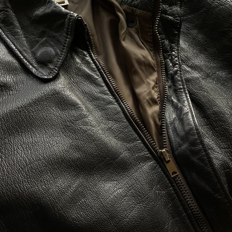 80s L.L.Bean A-2 type leather jacket ''Thinsula
