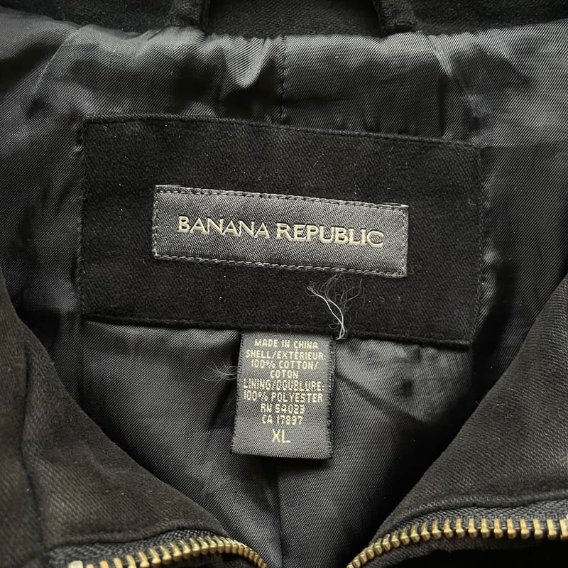 vintage BANANA REPUBLIC M65 黒 f1758bda79afad5fa84ee7751d7425