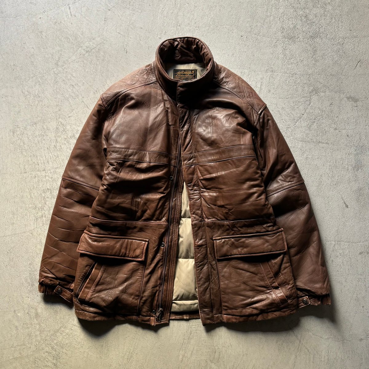 70s〜 Eddie Bauer leather down jacket | sui & shara 70s〜 Eddie Bauer leather down jacket | sui & shara
