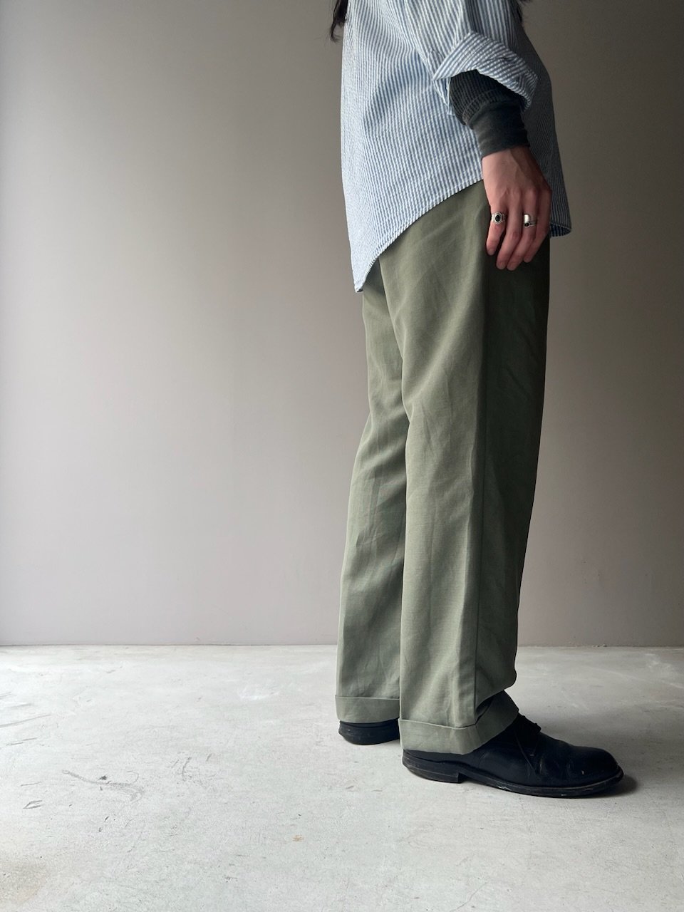 パンツ 90s STRUCTURE 2tuck linen pants fit=scale-down,w=1200