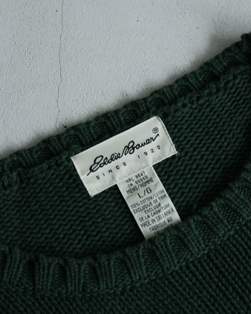 90s~ Eddie bauer cotton knit sweater | sui & shara