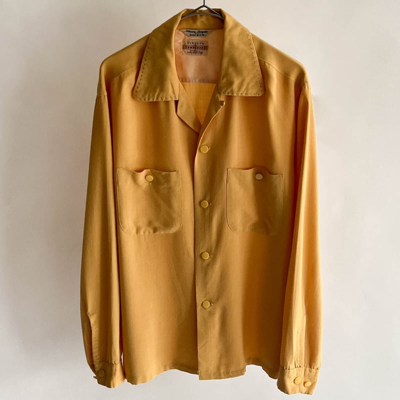 50s~ Town craft rayon open collar shirt | sui &