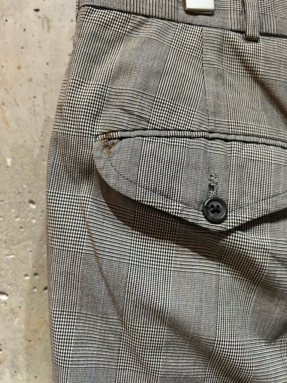 90's~ Polo Ralph Lauren glen plaid cotton slack