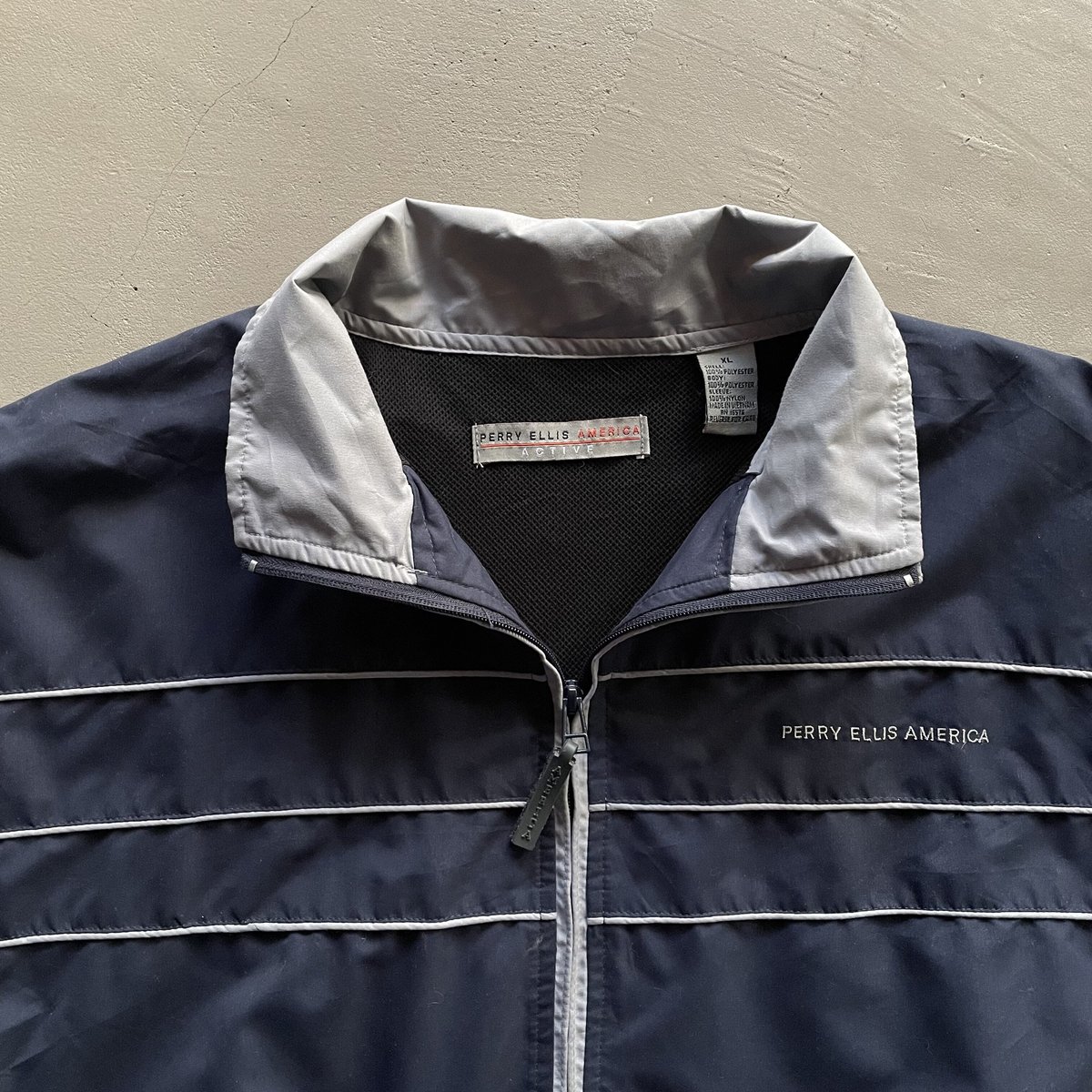 90s~ Perry Ellis design polyester jacket | sui 90s~ Perry Ellis design polyester jacket | sui