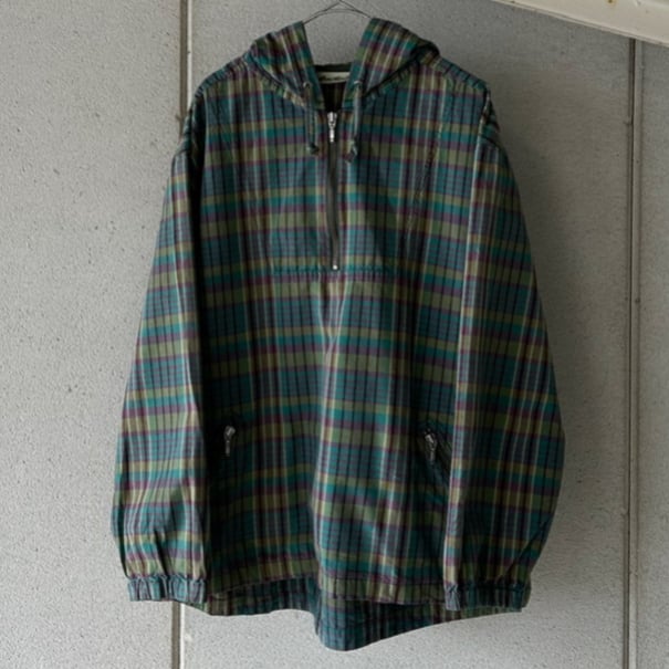 ジャケット・アウター 90s Eddie Bauer Plaid Hoodie 90s Eddie bauer plaid cotton anorak hoodie | su