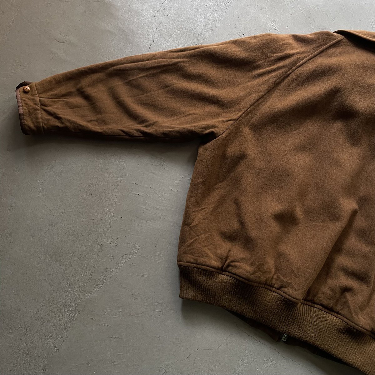 f*e様 90s Burberry 英国製　wool Harrington jk Burberry Vintage Dark Green Wool Harrington Jacket, 90s