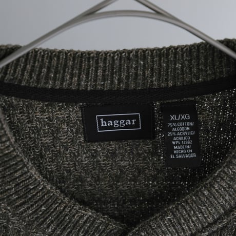 00s haggar henry neck knit sweater