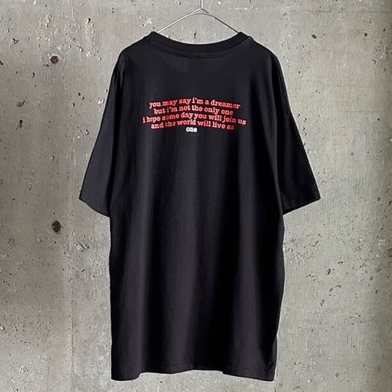 【美品】90s John Lennon アートプリントTシャツ XL USA製 希少 John Lennon ジョンレノン アート プリント Tシャツ USA