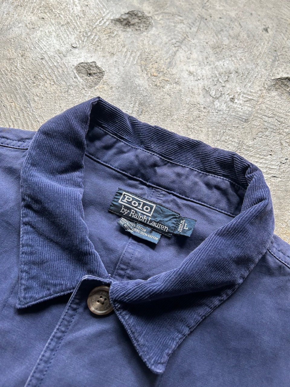 ★ 希少 ポロ ラルフローレン コットン100% ワークジャケット　ペイント ☆ 希少 ポロ ラルフローレン コットン100% ワークジャケット
