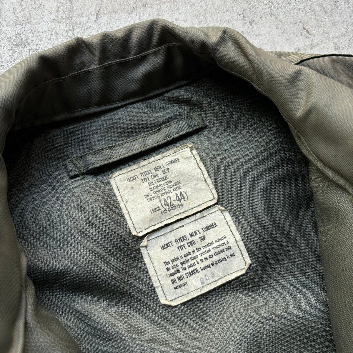 ジャケット・アウター CWU-36/P 90s X-large (42-44) CWU-36/P 90s X-large (42-44)