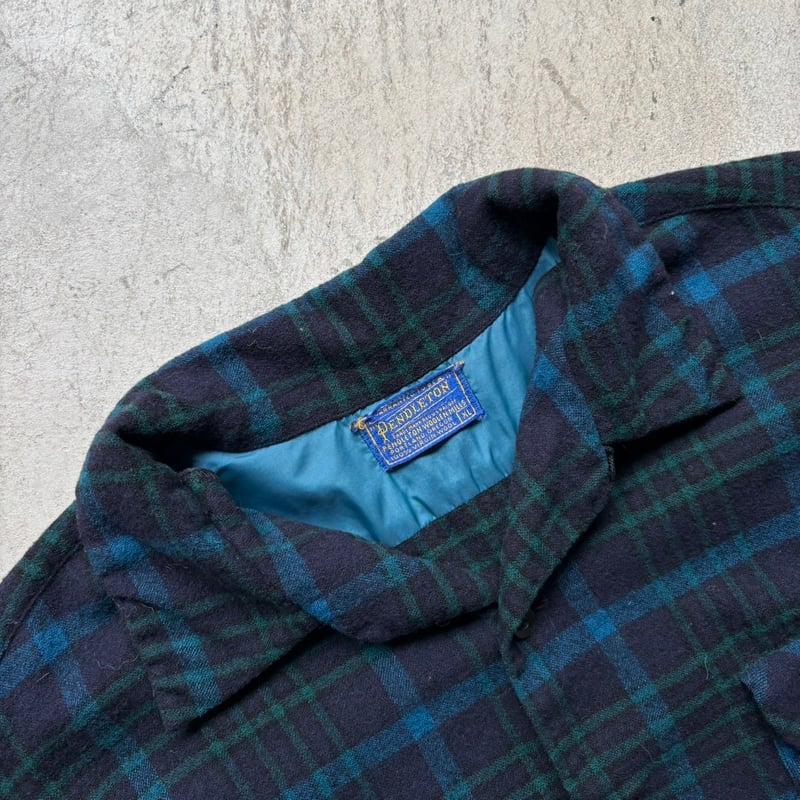 50s Pendleton open collar wool shirt | sui & shara
