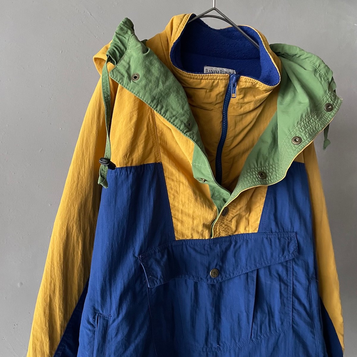 90s Banana republic multi color nylon anorak ja