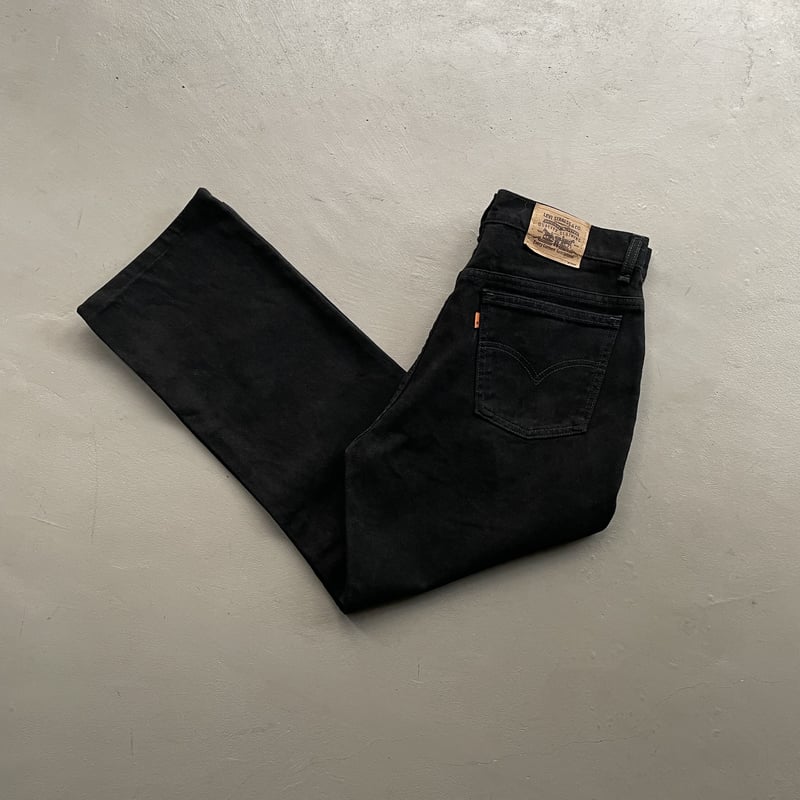 リーバイス　619 濃紺　カナダ製　70s 80s デニム　vintage 90s Levis 619 Black denim pants Canada made | s