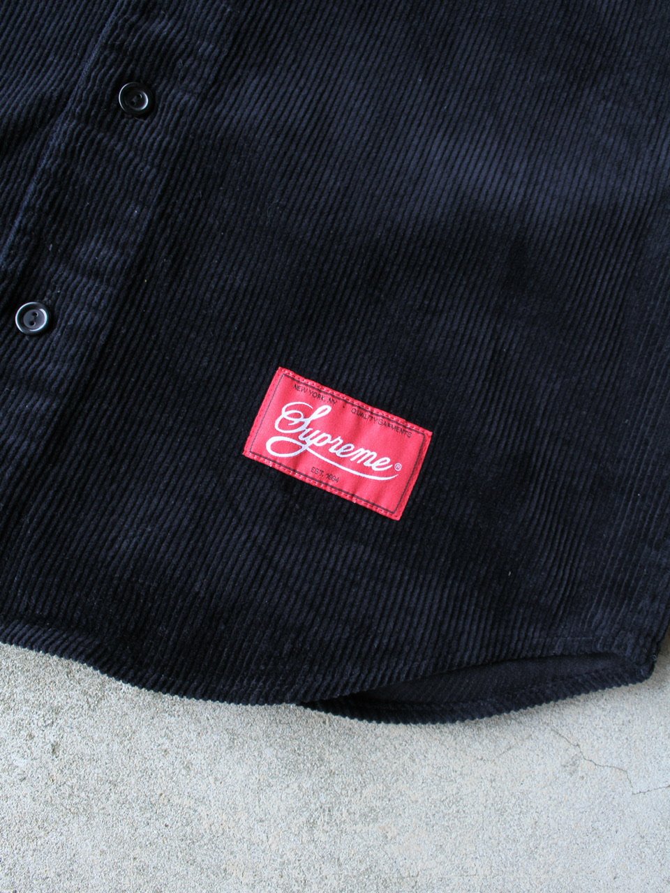 Supreme corduroy baseball jersey | sui & shara Supreme corduroy baseball jersey | sui & shara