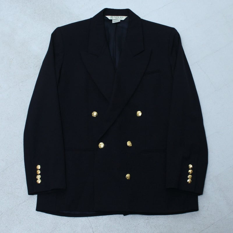 90s~ Double breasted tailored jacket made in us