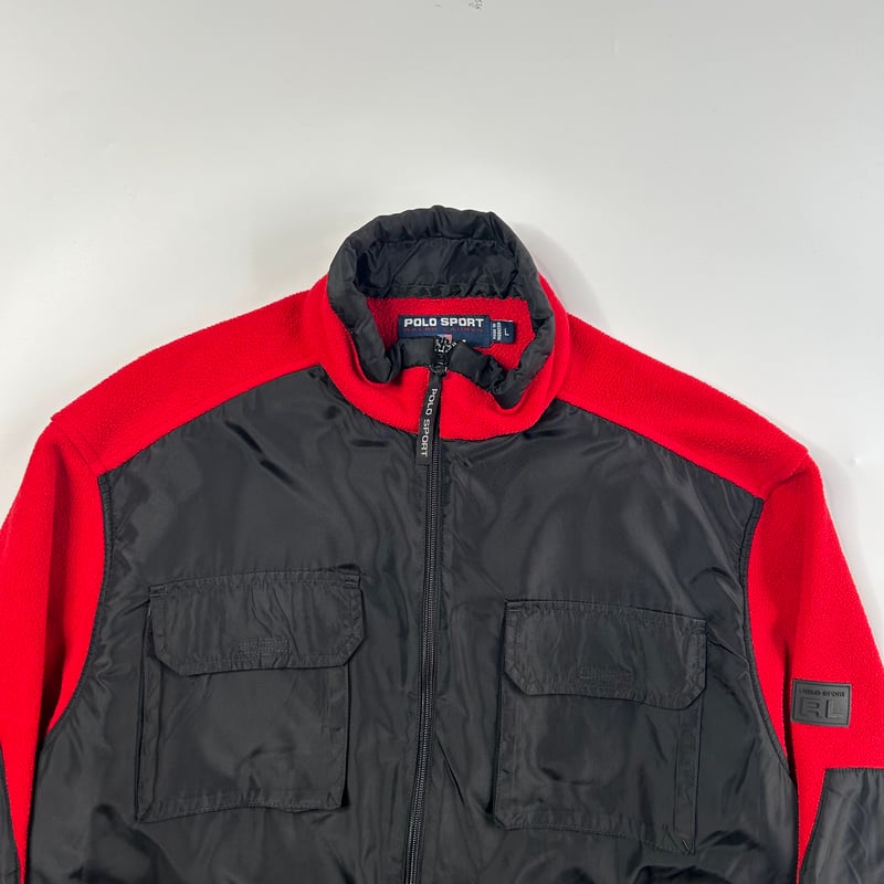 90's Polo sport nylon/fleece tech jacket | sui