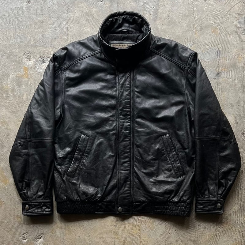 90's leather jacket 古着　状態良好 Original Rare Vintage 90s the Leather Showroom Soundgarden