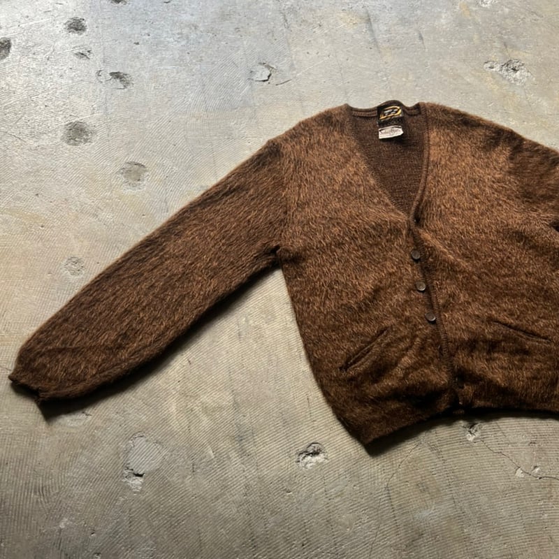 60s Shaggy man mohair shaggy knit cardigan | su 60s Shaggy man mohair shaggy knit cardigan | su