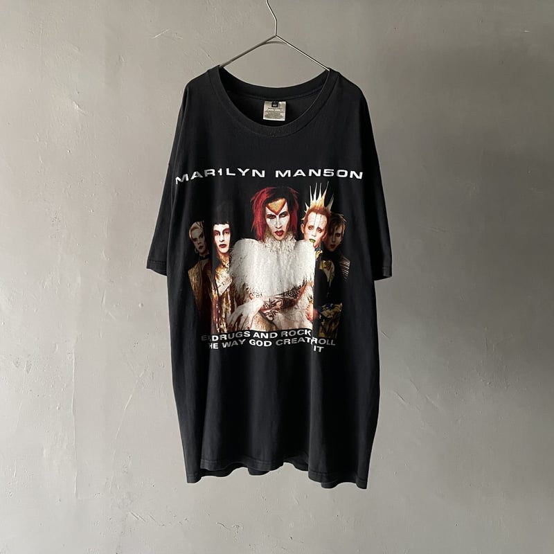 90s Marilyn manson“ Rock Is Dead”tour music tee