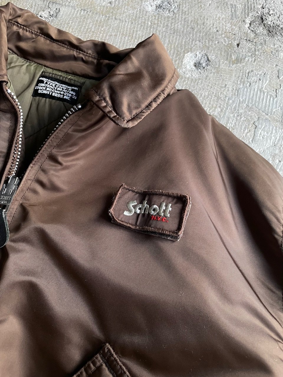 90sショット(schott)BrosCWU-Rフライトジャケットヴィンテージ 90s schott CWU-R flight jacket | sui & shara