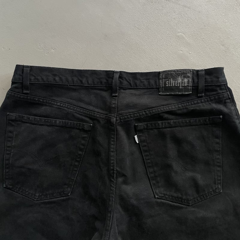 90s~ Levis silver tab black denim ''buggy'' mad 90s~ Levis silver tab black denim ''buggy'' mad