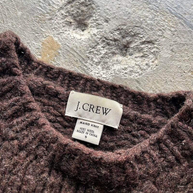 00's J.Crew line design hand knit | sui & shara