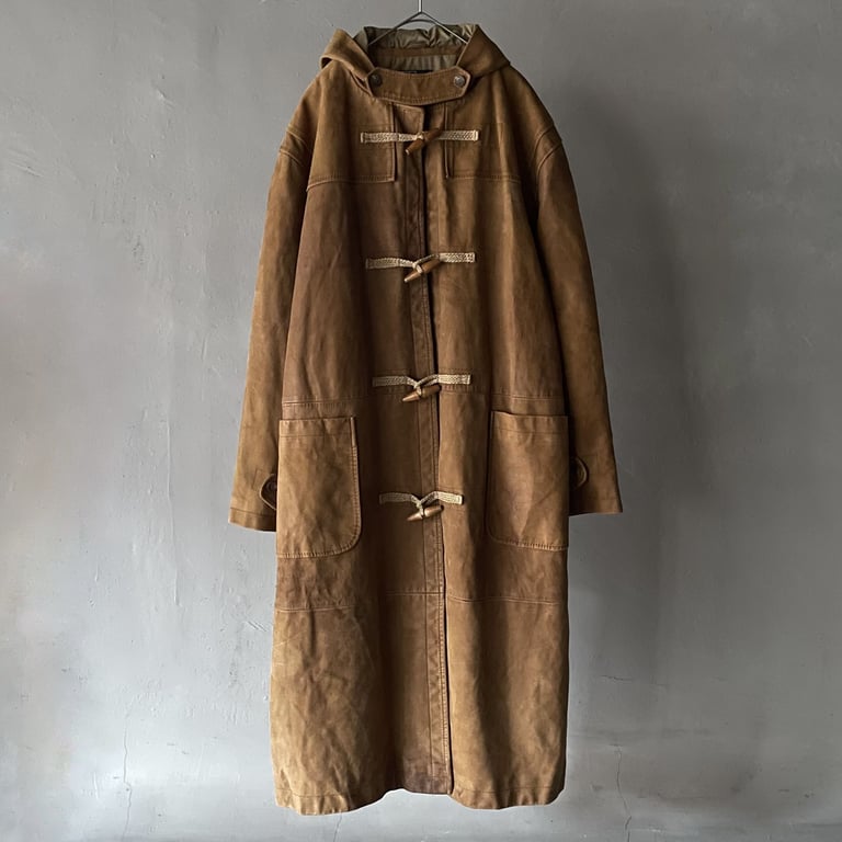90s Ralph lauren  leather duffle coat｜ラルフローレン