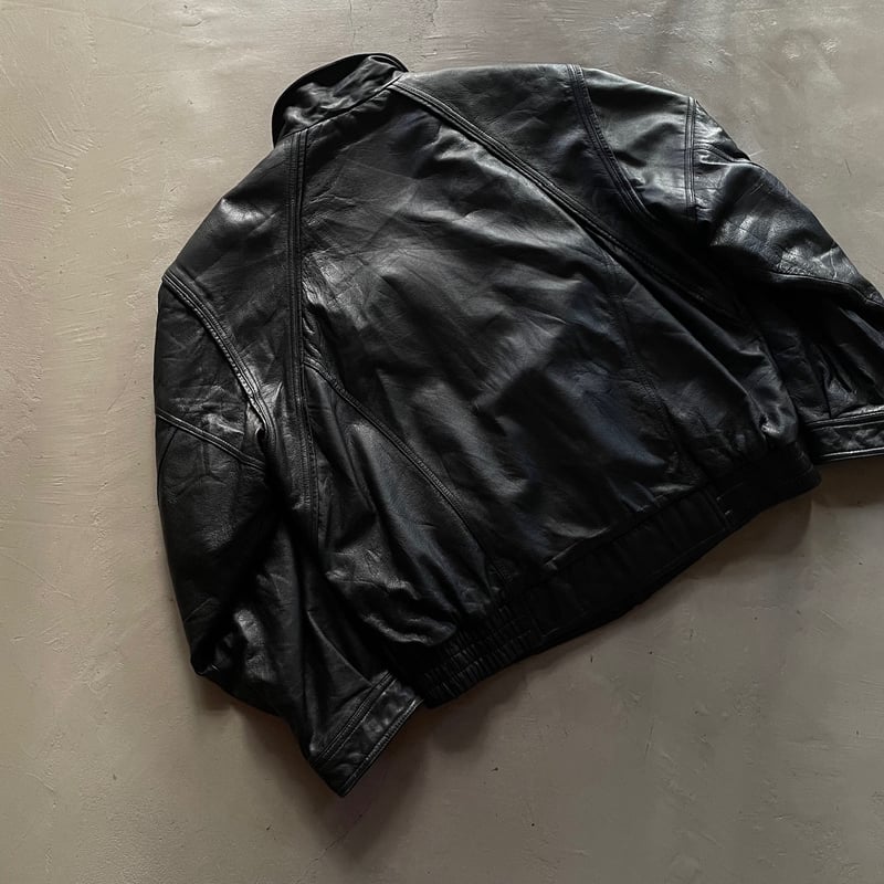 90s WILSONS LEATHER ブラックレザージャケット 90s WILSONS LEATHER ブラックレザージャケット