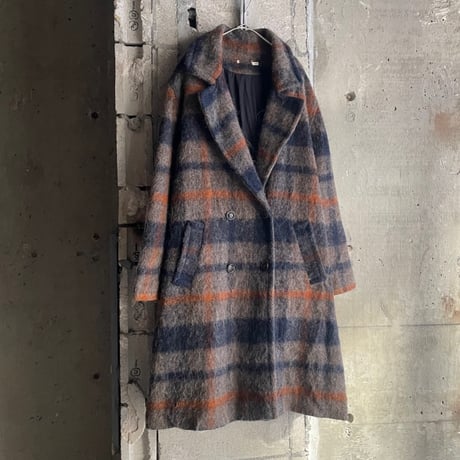 23区　　アルパカコート セール】 【一部店舗限定】アルパカシャギーチェック コート
