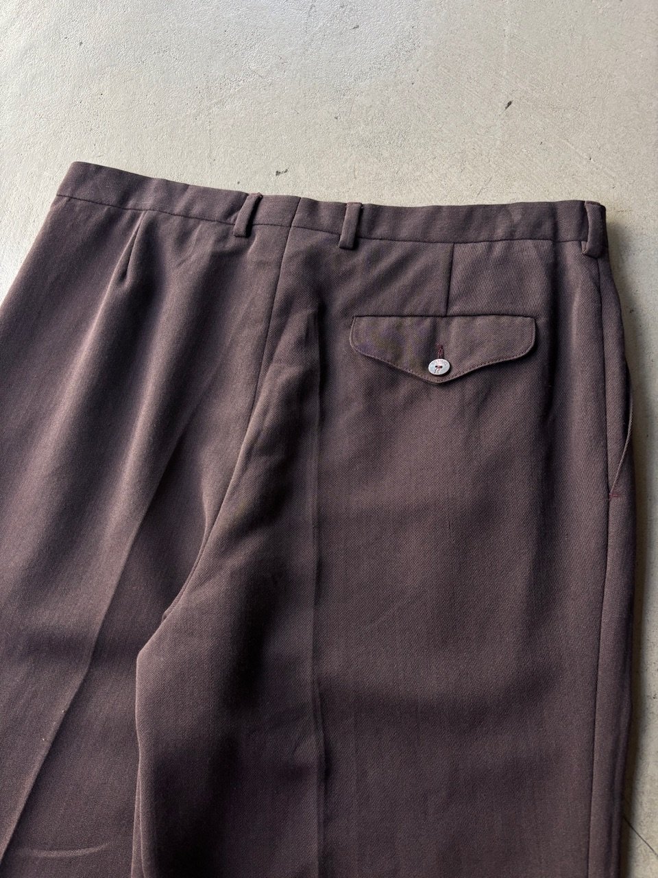 90s~ Lotus cunbur 2tuck slacks “made in SPAIN”