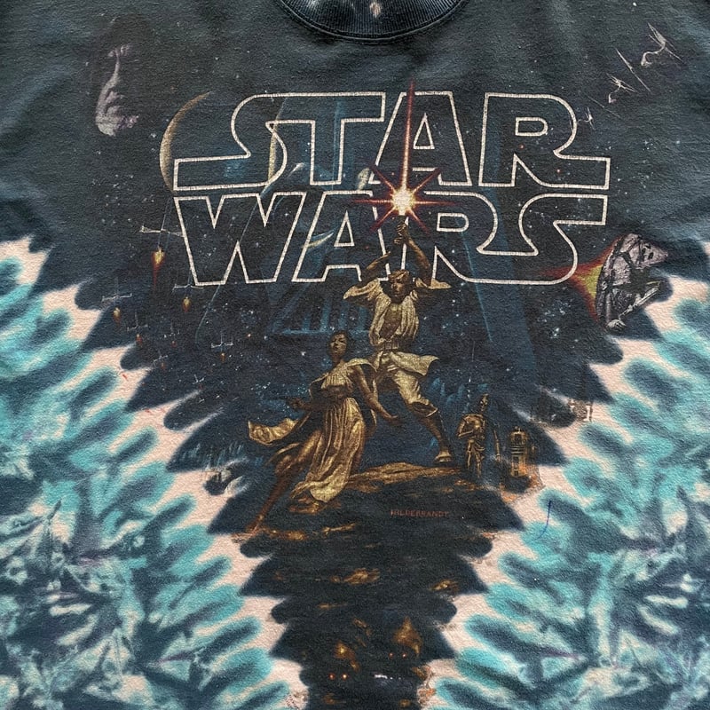 90s Star wars EP4 ″A New Hope″ tie dye movie te