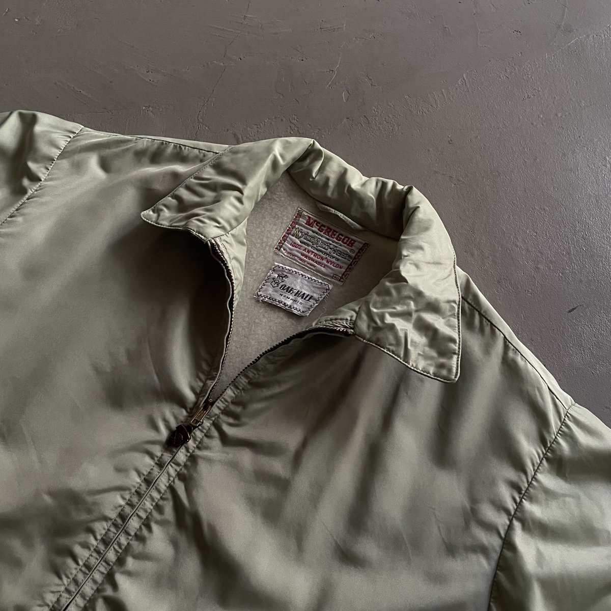 ジャケット・アウター McGREGOR NYLON ANTI-FREEZE 38 60s 古着 60s USA製 McGREGOR 「Nylon Anti-Freeze」 防寒 ナイロン