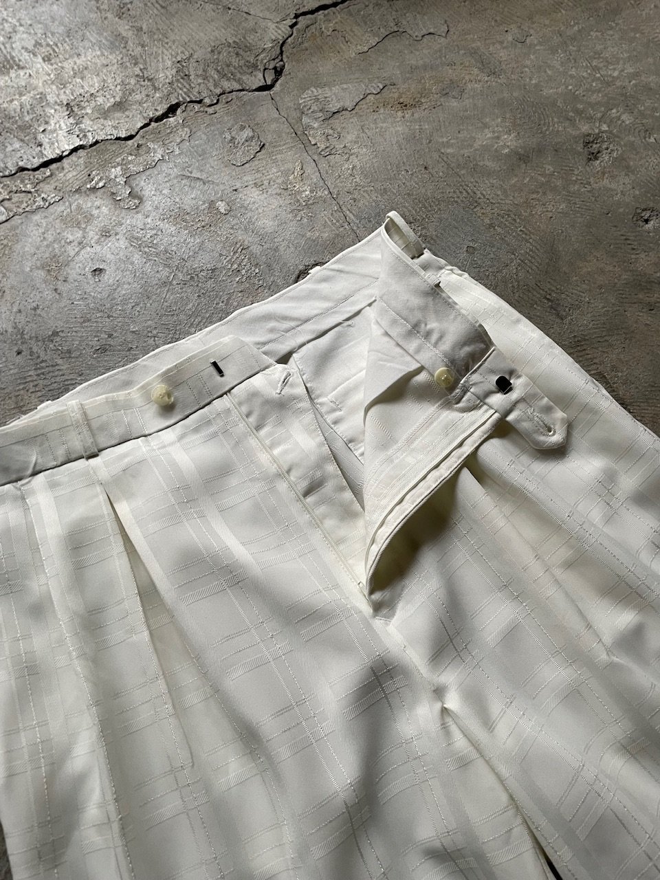90's PRONTI plaid pattern wide slacks | sui & s 90's PRONTI plaid pattern wide slacks | sui & s
