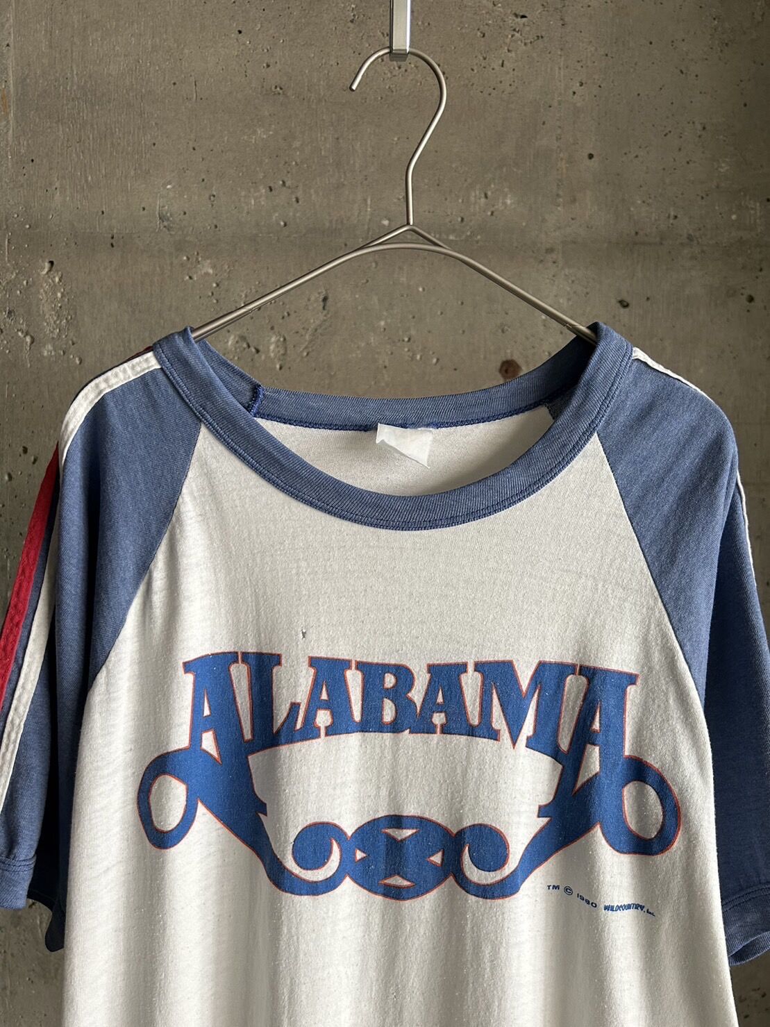80's ALABAMA raglan sleeve design tee | sui & s