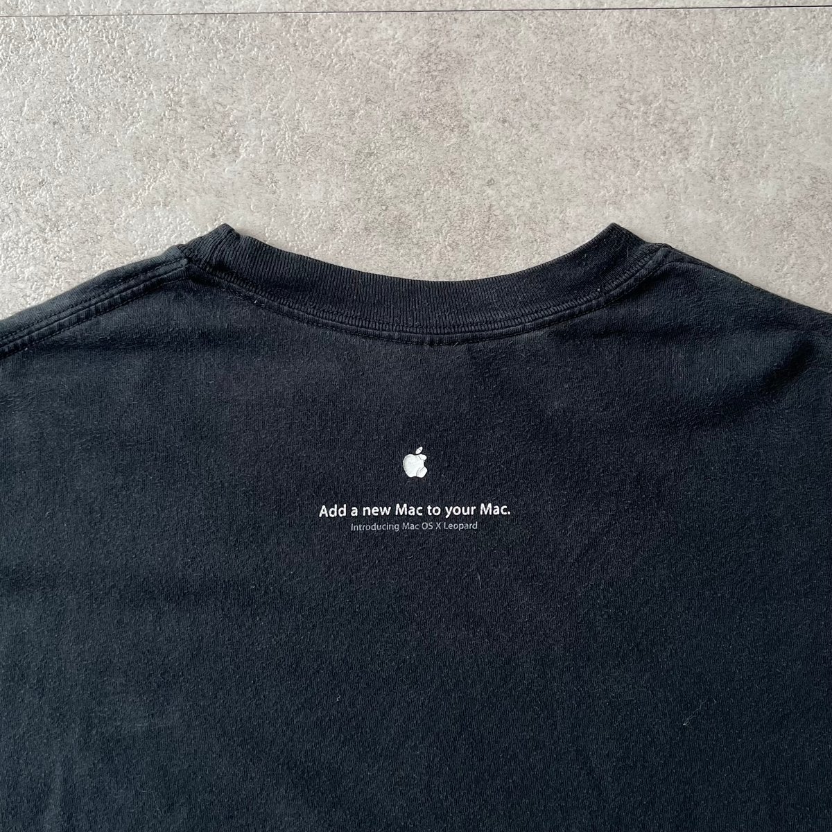 00’s APPLE MAC OS X LEOPARD プロモ Tシャツ Vintage 00s Apple Mac OS X Leopard Promo T-Shirt Medium | eBay