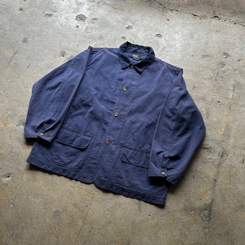 ★ 希少 ポロ ラルフローレン コットン100% ワークジャケット　ペイント ☆ 希少 ポロ ラルフローレン コットン100% ワークジャケット ペイント