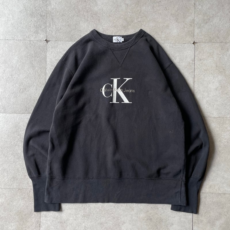 90's   カルバンクライン　刺繍ロゴ　スウェット 90's ブートレグ Calvin Klein/カルバン・クライン 刺繍ロゴ