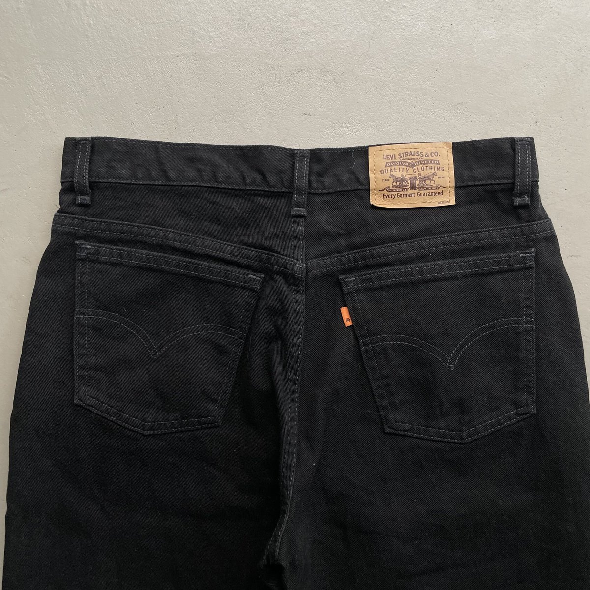 リーバイス　619 濃紺　カナダ製　70s 80s デニム　vintage 90s Levis 619 Black denim pants Canada made | s