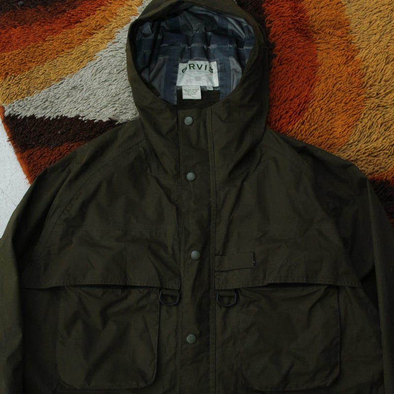 90s~ Orvis design hooded zip up fishing jacket