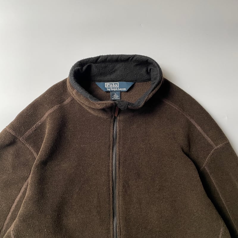 90s Ralph Lauren double zip fleece jacket | su