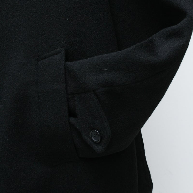 90s Wool/cashmere balmacaan coat made in italy