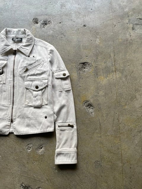 D&G cotton design full zip jacket | sui & shara