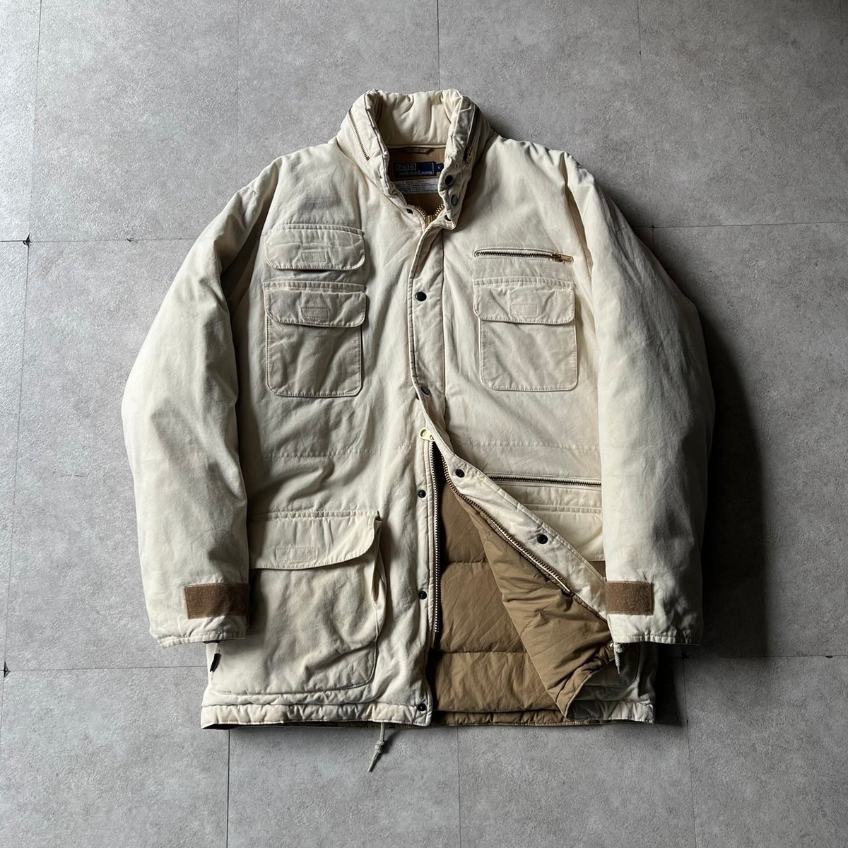 90s Ralph Lauren care label down jacket | sui &