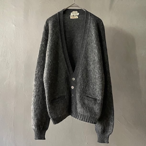 60s Lord jeff mohair knit cardigan