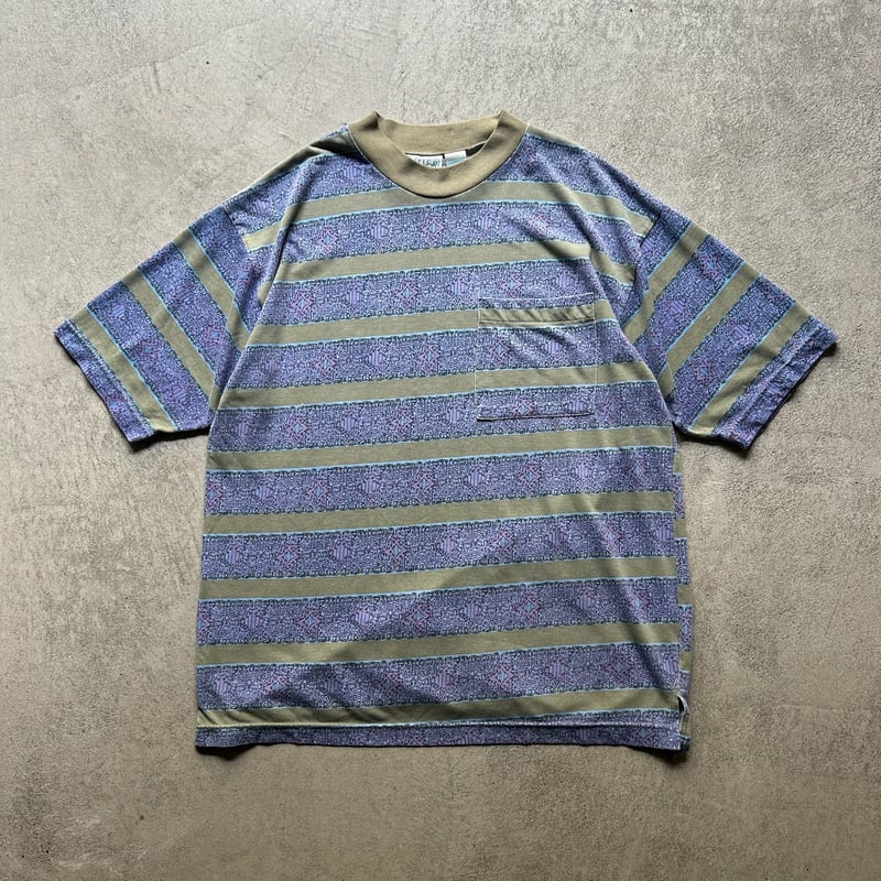90s Border mock neck tee | sui & shara