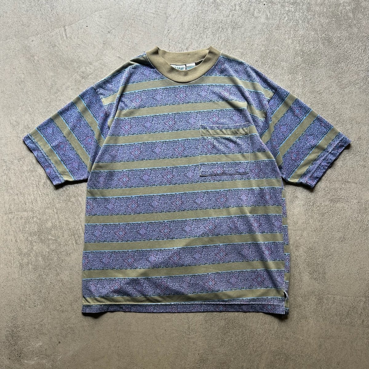 k*様 【極上イタリア製】90s Messori 100%リネンシャツ テラコッ 90s Border mock neck tee | sui & shara