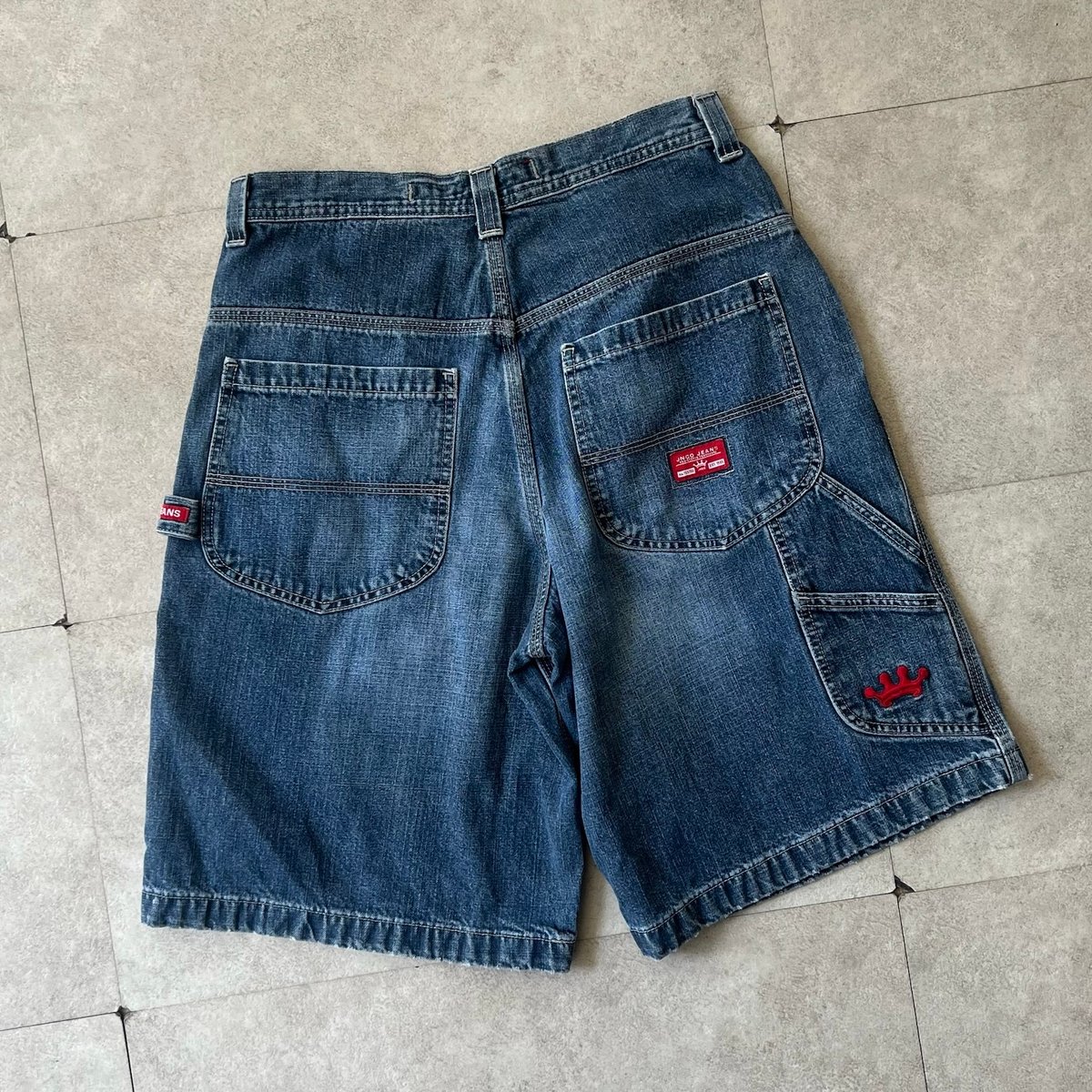 JNCO JEANS ブラック ショートパンツ 179 Pipes Shorts. 14