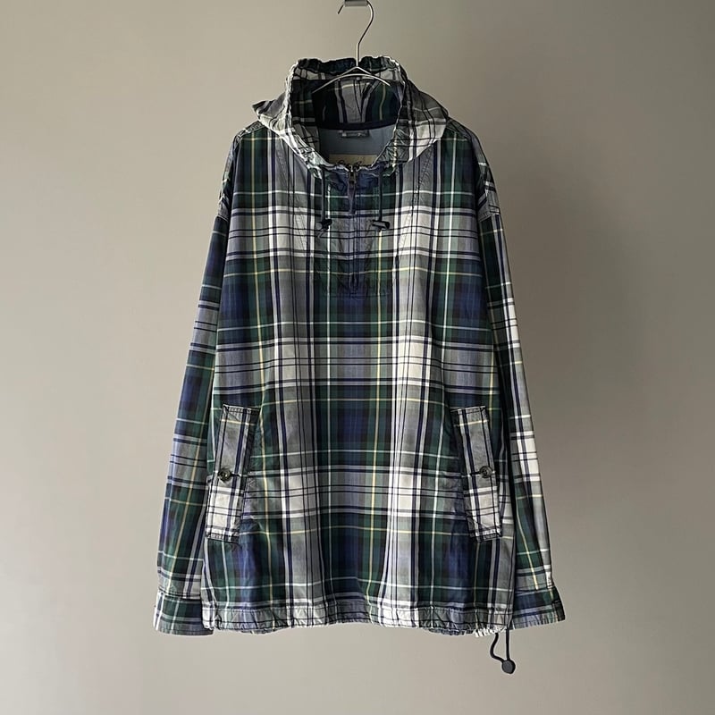 ジャケット・アウター 90s Eddie Bauer Plaid Hoodie 90s Eddie bauer plaid cotton anorak hoodie | su