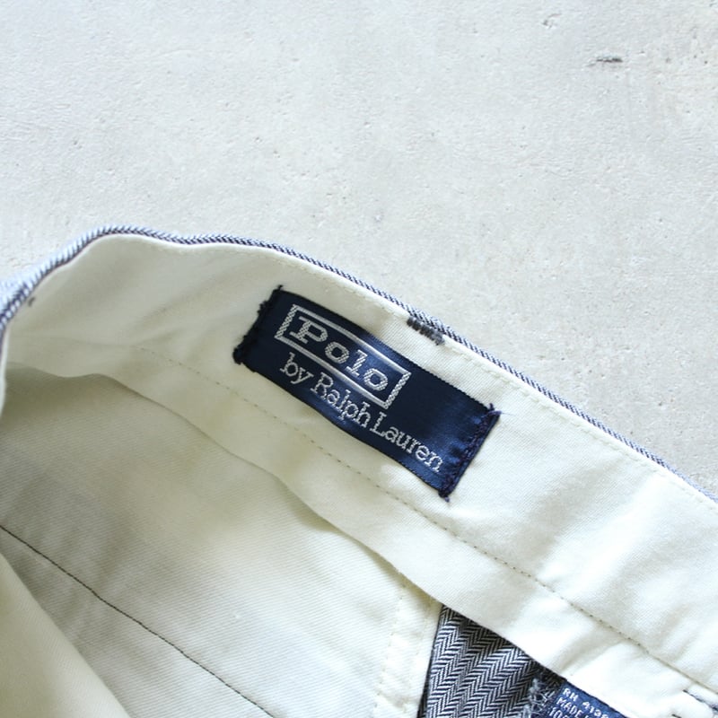 90s~ Ralph Lauren cotton 2tuck slacks | sui & s